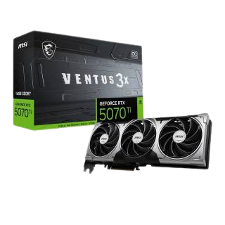 MSI GeForce RTX 5070 Ti 16G Ventus 3X OC GDDR7 DLSS4 1*HDMI/3*DisplayPort PCi Ex 5.0 16x